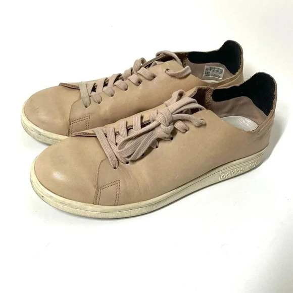 Adidas Womens Stan Smith Sneakers in Nude / Dust pearl Size 7.5 - Picture 2 of 8